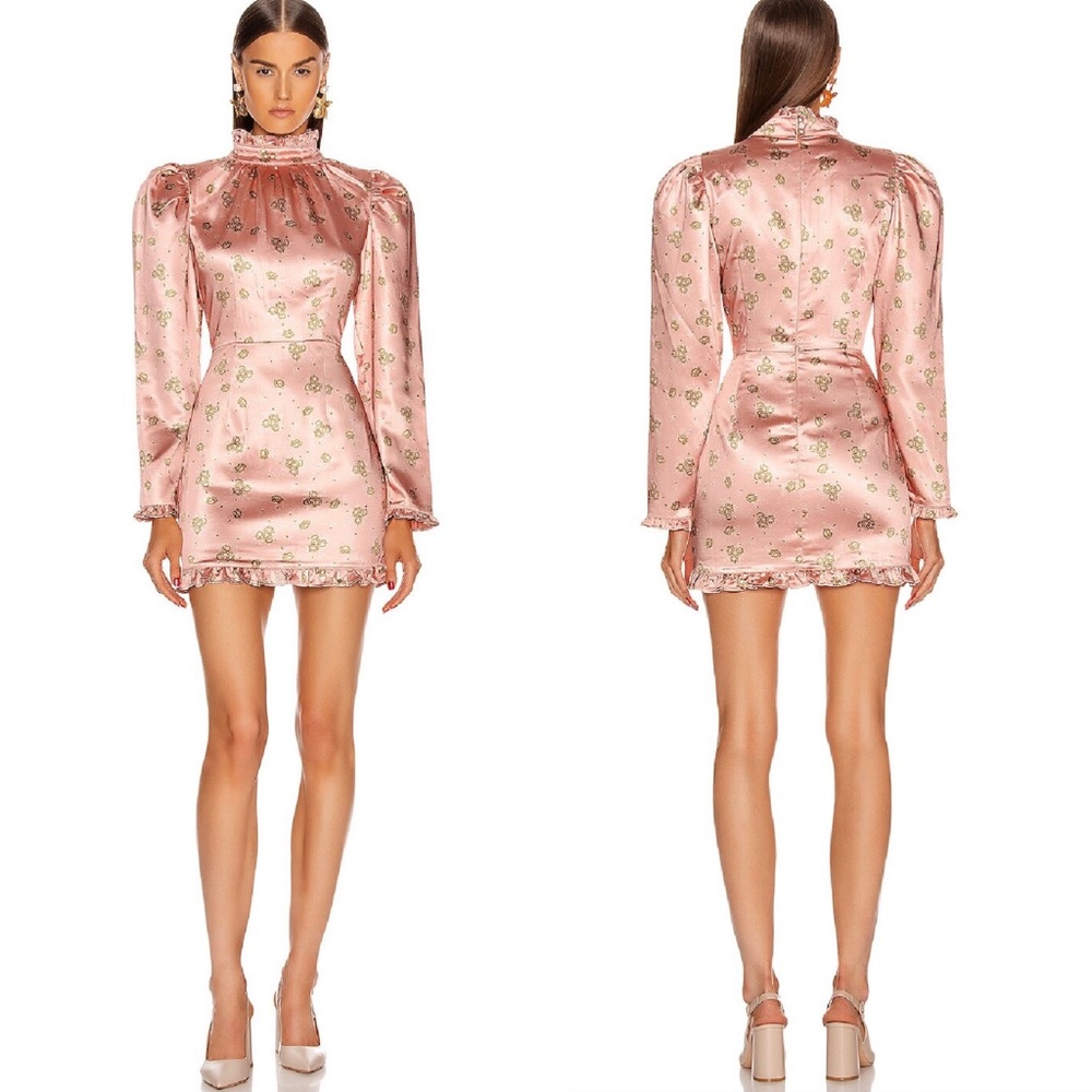Atoir What’s on your mind high-neck Ruffle mini dress Size 4